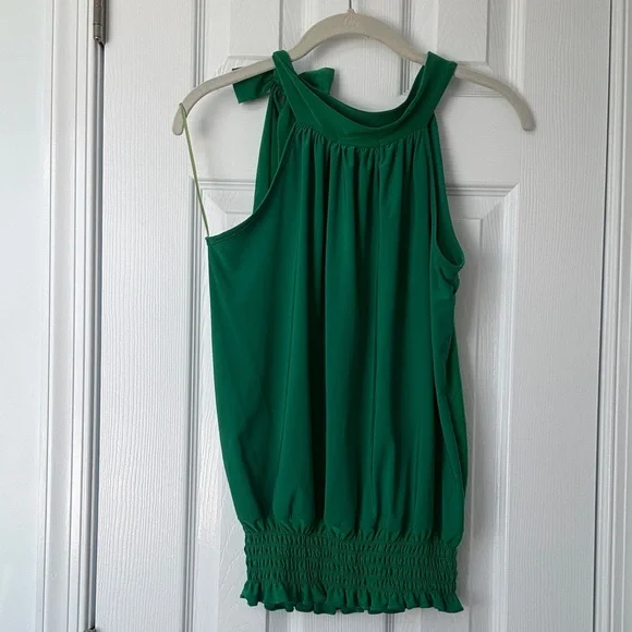 Women’s Halter Halter Tank Top with Ruching Neckline - Size: 12 - Picture 8 of 16